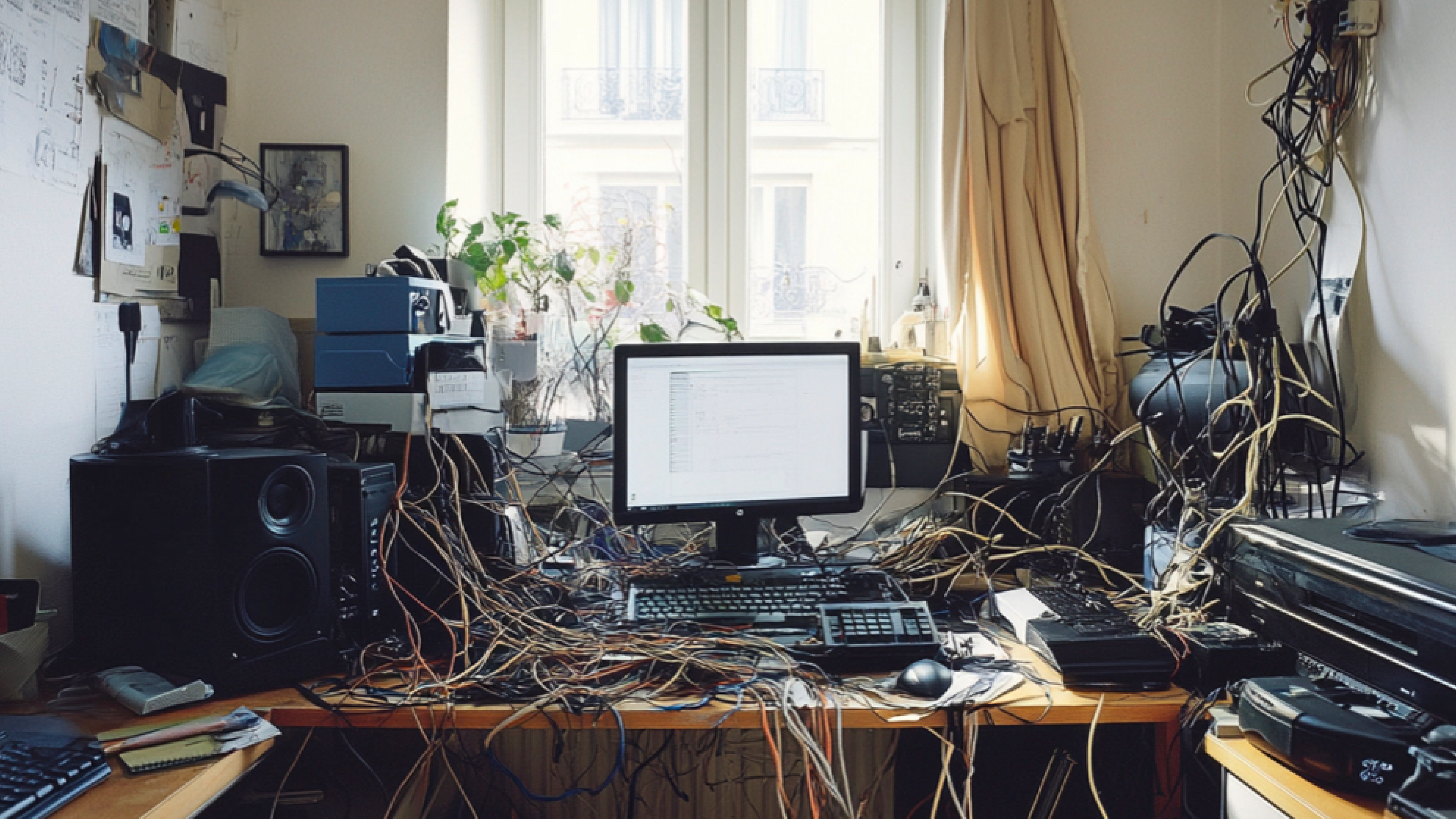 Mess on Desk